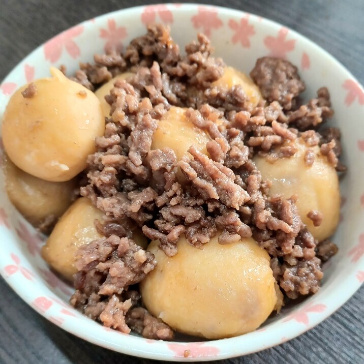 ☆里芋のそぼろ煮☆